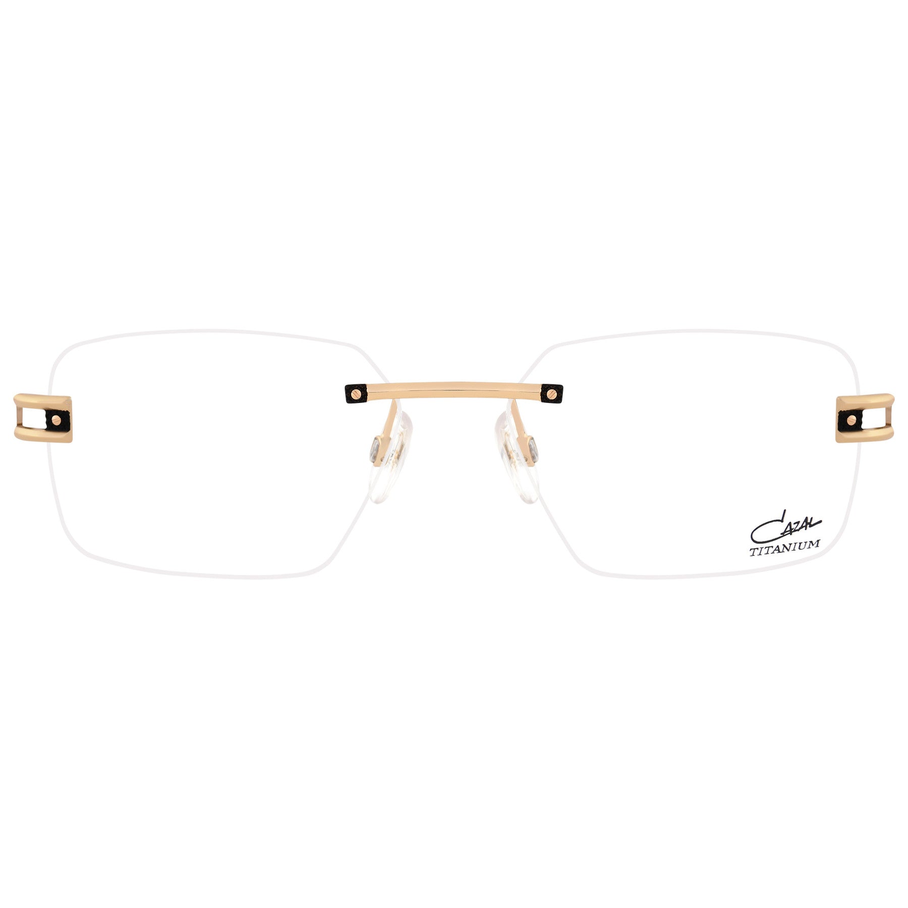 Cazal sales rimless eyeglasses